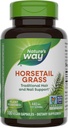 Nature's Way Horsetail Grass, Traditional Hair & Nail Support*, 440 mg per Serving, Non-GMO Project Verified, Vegan, 100 Capsules (Packaging May Vary)