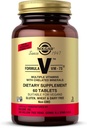 Formule de Solgar VM-75, 60 comprimés - Multivitamine avec des minéraux chélatés - Vitamine A, B6, B12, C, D, E - Biotine, Magnésium, Calcium, Fer, Zinc - Vegan, Sans gluten, Sans laiterie, Casher - 60 portions