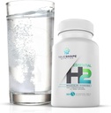 Comprimés d'hydrogène moléculaire fizzy essentiels H2 pour le supplément nutritionnel de l'eau (non aromatisé, 30 portions)