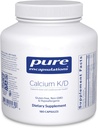 Encapsulations pures Supplément Calcium K/D pour la force osseuse, le système immunitaire, le colon et la santé cardiovasculaire*