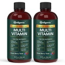 Wellgenix Balanced Essentials Plus Nouvelle formule - Berry Flavor 32oz (paquet de 2) - Vitamine liquide - Supplément multivitamine complet - Immune Boosting & Global Health - Adultes, enfants, tout-petits