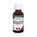 Kirkman - Mycelized Vitamin A Liquid - 30ml - Vitamine essentielle - Soutient la santé immunitaire - Hypoallergénique