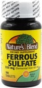 Mélange naturel de sulfate de fer ferreux 325mg BPK, assorties, comprimés, 100 Nombre