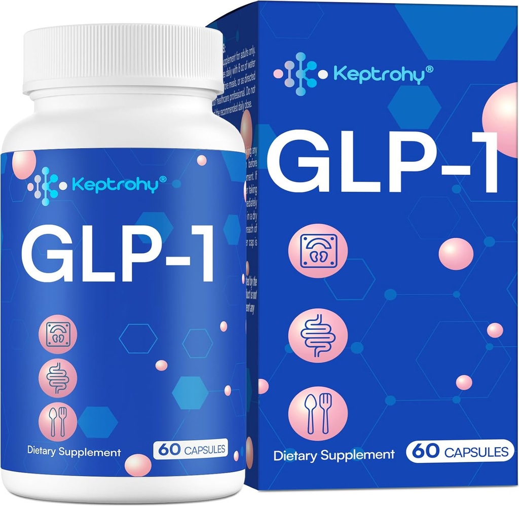 GLP-1 Supplement for Women and Men, GLP1 Supplement | GLP-1 Support, GLP Support Core with Hops Extract, Synbiotics, Eriocitrin Support GLP 1 Level Naturally, Natural, Take Before Meal - 1 Pack