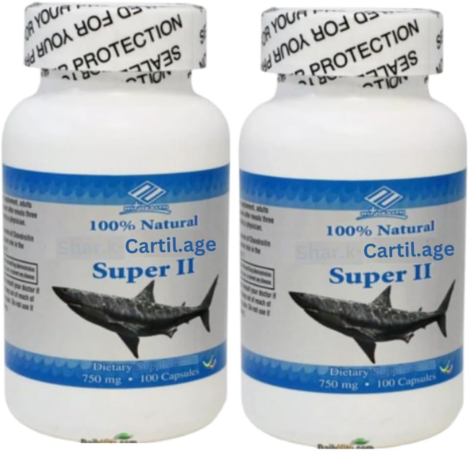 Cartil 100% naturel. Âge 750 mg - 100 gélules (paquet de 2)