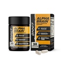 ONNIT Alpha Cerveau Nootrope Cerveau Supplément pour Focus, Mémoire, Clarté mentale, Soutien cognitif avec L-Theanine et Vitamine B6, 30 Capsules de comptage