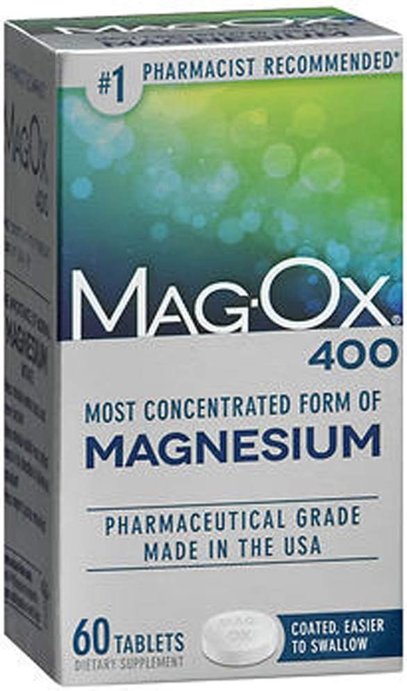 Mag-Ox 400 Magnésium, Comprimés 60 chacun (emballage de 3 )