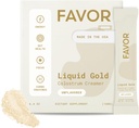 FAVOR Bovine Colostrum Creamer (Cows de fées d'herbes) Powder Packets pour le café (huile MCT) Liquid Gold Whole Colostrum (Colostrum entier) Keto Friendly Superfood (Fabriqué avec du beurre)