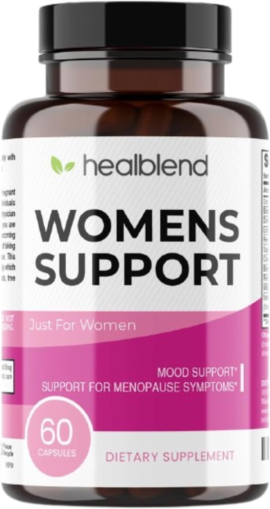 Femmes Soutien complexe Formule avancée - Supplément de soutien féminin pour les flashs chauds, les sueurs de nuit, les symptômes de la périménopause et la ménopause - Hormone règlement naturellement - 60 capsules