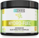 ZHOU Hydro-Fuel - Poudre d'électrolytes, sans sucre Mélange de boisson d'hydratation avec/Magnésium, zinc, potassium et sodium, nutriments, minéraux et extrait d'eau de coco, sans sucre - citron Lime, 5,36 oz (30 portions)