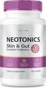 rize labs - Neotonics Skin & Gut Capsules For Skincare, Essential Probiotics, Health Supplement Pills (60 Capsules)