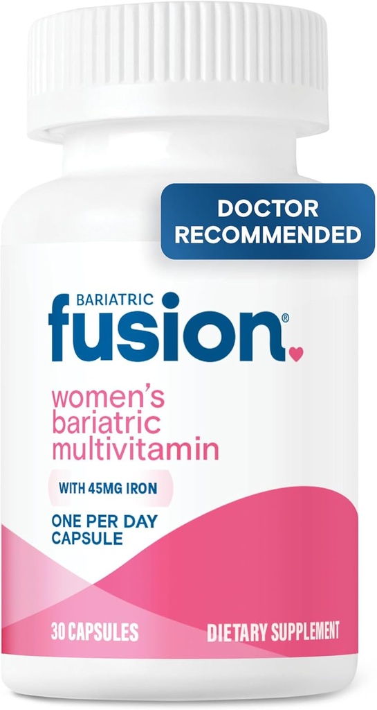 Fusion bariatrique une par jour Multivitamine bariatrique avec fer pour les femmes avec cheveux et ongles Mélange de vitamines