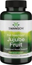 Swanson Jujube Fruit - Supplément à base de plantes à spectre complet Promouvoir un esprit calme et détendu - Formule naturelle soutenant le stress et le soutien - (60 capsules, 675mg chacune)
