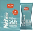 BUBS Naturals MCT Powder Packets - Triglycérides à chaîne moyenne - Keto Vegan & Paleo Friendly - Graisses de noix de coco saines + faible teneur en glucides - source d'énergie sans lait - comprend 14 packets de voyage