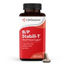 LifeSeasons B/P Stabili-T - Support de la pression artérielle - Supplément pour le coeur en santé et la circulation - Ashwagandha, Arjuna, Gotu Kola et Hawthorn Berry - 120 capsules