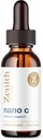 Zenith Labs Liquid Vitamine C gouttes pour les adultes - Nano C Supplément de soutien naturel immunitaire, supplément liquide vitamine C pour une immunité plus forte - Nanotechnologie Micro C Particules pour l'absorption rapide