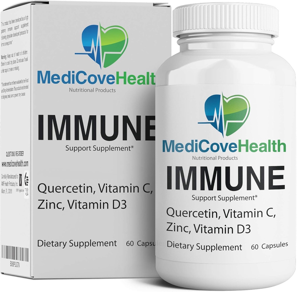 Ivory Caps Immune Support: Quercetin, Vitamine C, Zinc, Vitamine D3