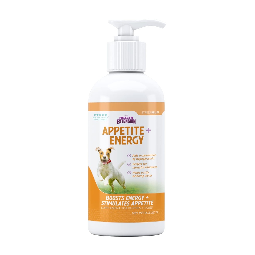Supplément santé anti-stress pour chiens, 8 oz - Alimentation et énergie, prévient l'hypoglycémie, enrichi en vitamine B