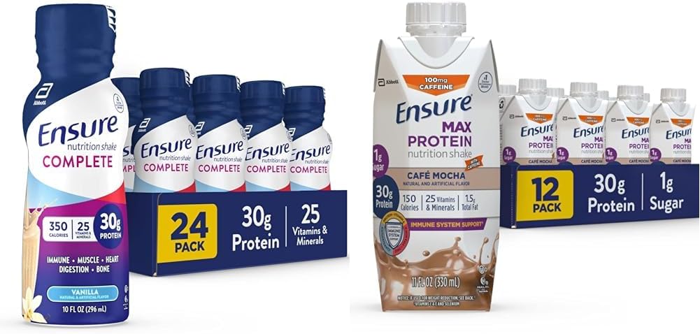 S'assurer que la nutrition COMPLETE Shake 30g de substitut de repas de protéines Shake avec des nutriments pour la santé immunitaire et Max Protéine liquide Shake nutritionnelle avec 30g de protéines