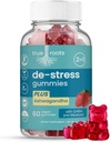 Stress Gummies Le même jour Stress Relief (détresse et calme) Ashwagandha, GABA, Melatonin, l-Theanine, Lemon Baume (sans sucre) Vegan 60 ct