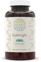 HerbEra Eyebright 120 Capsules, 500 mg, d'élevage responsable Fabriqué avec Eyebright (Euphrasia spp.) Herb séché (120 Capsules)