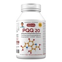 ANDREW LESSMAN PQQ 20mg - 120 Capsules - 20mg Pyrroloquinoline Quinone, composé de protection naturelle soutient les organes vitaux, le cœur, le cerveau, le foie, le système immunitaire. Biogenèse mitochondriale, aucun additif