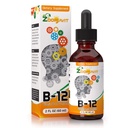 Vitamine B gouttes liquides complexes avec absorption rapide - Super B Vitamines complexes liquides B2, B3, B5, B6 et B12 - Boost énergétique naturel, foyer mental et système immunitaire sain