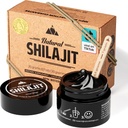 SHILAJIT NATUREL Résine - Shilajit pour les hommes et les femmes avec l'acide fulvic et les minéraux traces, les nutriments à base végétale pour l'énergie, le support immunitaire et la vitalité résine