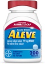 Aleve Easy Open Arthritis Cap Comprimés, Naproxen Sodium pour soulager la douleur ‐ 200 Compte