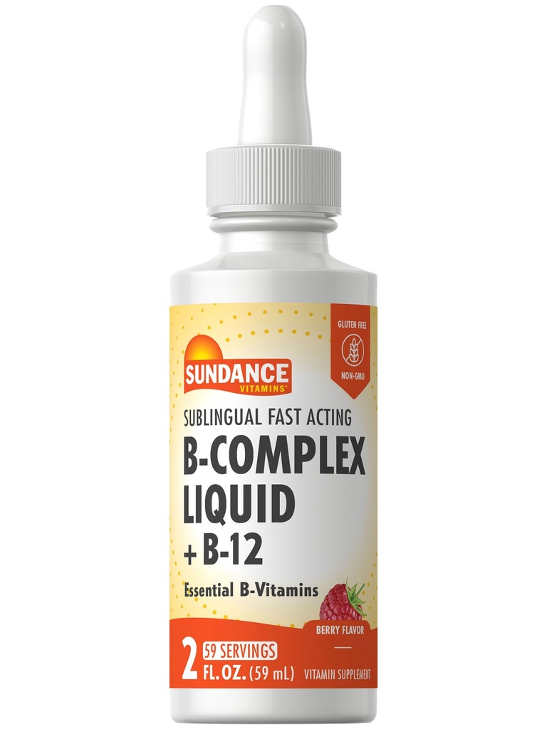 Sundance Complexe Sublingual Vitamine B : 2 onces fluides avec B-12.