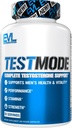 Evluution Nutrition TestMode - Support complet de testostérone - Supplément de testostérone pour les hommes - Soutiens Hommes Santé et Vitalité - Performance, Stamine et Force - 50 portions - 100 capsules Veggie