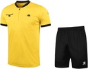 KELME Pro Soccer Referee Jersey Uniform Short Sleeve - Includes Ref Shirt and Shorts