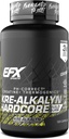 EFX Sports Kre-Alkalyn Hardcore (en anglais seulement) pH thermogénique Correct Creatine Monohydrate Pill Supplement (en anglais seulement) Énergie et force Pré-entraînement (en anglais seulement) 40 portions, 120 capsules