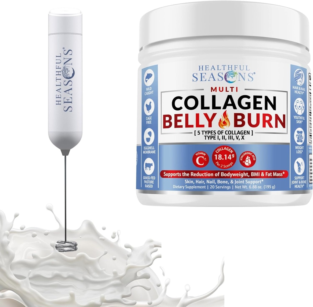 Collagen Belly Burn avec WhiskFit Frother