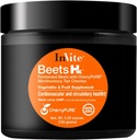 Invite Health Beets Hx® - Fruit and Vegetable Supplement, Superfood Powder - Contains Red Beet Root and Tart Cherry Skin - 30 Servings