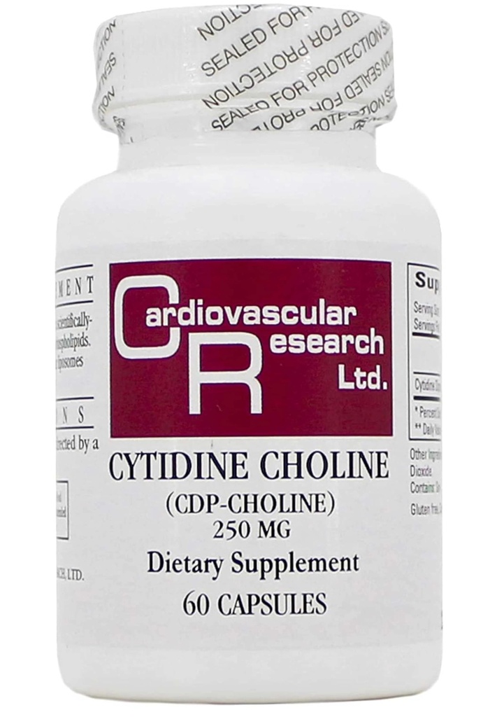 Formules écologiques - Cytidine Choline 250 mg 60 capsules [Santé et Beauté]