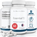 Dr. Westin Childs Essential T2 - T2 supplément de soutien à la thyroïde avec bio-identique 3,5 Diodo-l-thyronine pour l'hypothyroïdie, Hashimoto, Thyroïdectomie et Rai, non OGM, approvisionnement de 60 jours