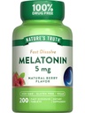 La vérité de la nature Melatonine 5mg Comprimés Dissolvés Rapides 200 comtes