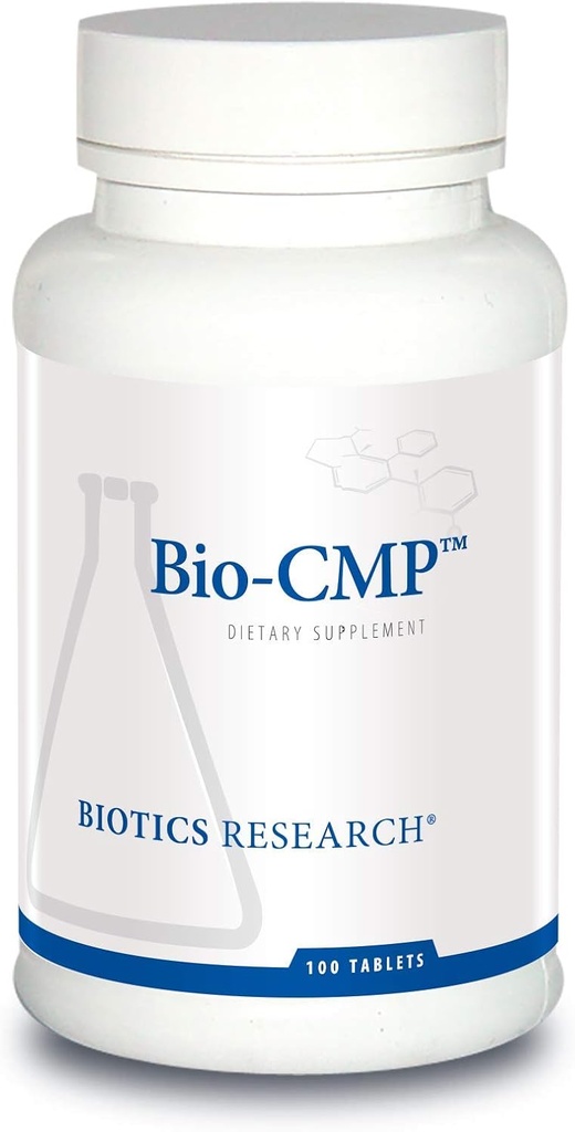 Bio CMP from Biotics Research Supplément au calcium, au magnésium et au potassium; fournit des électrolytes qui fournissent des crampes de confort musculaires optimales et la fatigue, soutient le métabolisme sain 100 comprimés