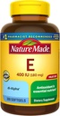 Nature faite vitamine E 180 mg (400 UI) dl-Alpha, complément alimentaire pour le soutien antioxydant, 300 softgels, 300 jours d'approvisionnement