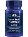 Prolongation de vie rapide Cerveau Nootrope, pensée rapide, apprentissage, concentration, lutéine, zéaxanthine, gotu kola, bacopa, sans gluten, non-OGM, végétarien, 1 jour, 30 capsules