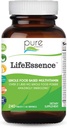 ESSENCE PURE LABS LifeEssence Multivitamine pour les femmes et les hommes - Supplément naturel à base de plantes - Vitamine D, Vitamine D3, Vitamine B12, Biotine avec des aliments entiers (240 comprimés)