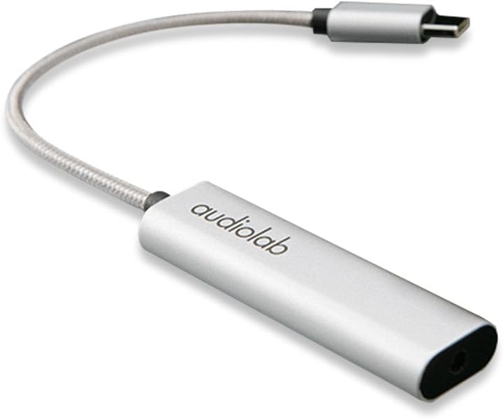 Amplificateur d'écoute portable Audio DAC USB alimenté Amplificateur pour téléphone (Android, USB-C Port)