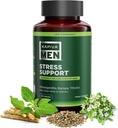 Supplément de support du stress avec Ashwagandha, Bacopa, Tribulus et autres herbes et vitamines, soutient l'état d'esprit détendu, 60 jours d'approvisionnement, 120 capsules