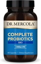 Dr Mercola Complete Probiotics SBO - 4 milliards d'UCF - pour la santé des intestins - Soutient une fonction immunitaire saine - Sans OGM, sans gluten et sans soja - 90 capsules (90 portions)