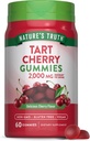 Nature's Truth Tart Cherry Gummies de 2000mg.60 Comte.