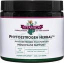 Vitanica Phytoestrogen Herbal Non-OGM PMS, Supplément de soulagement de la ménopause pour les femmes, équilibre hormonal, sucres de nuit et de secours flash chaud, Isoflavones de soja, végétalien, poudre 8 Oz (Phytoestrogen Herbal)
