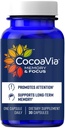 CocoaVia Memory & Focus Cerveau Supplément, 30 jours, Cocoa Flavanol Blend, Lutein, Ajout de caféine pour Boost. Améliorer la fonction cognitive, attention, végétalien et à base de plantes, 30 capsules