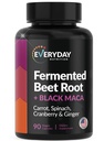 Racine de betterave fermentée biologique, Maca noire, carottes, épinards, canneberges, gingembre