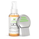 Isabella's clairement LICE, mélange d'huiles naturelles et essentielles.Huile de pétoncle non toxique pour le lice et les nichons avec peigne à nit métallique (inclus)